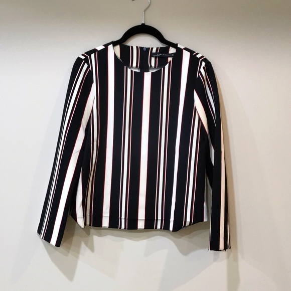 Zara | Striped Blouse - Picture 1 of 3